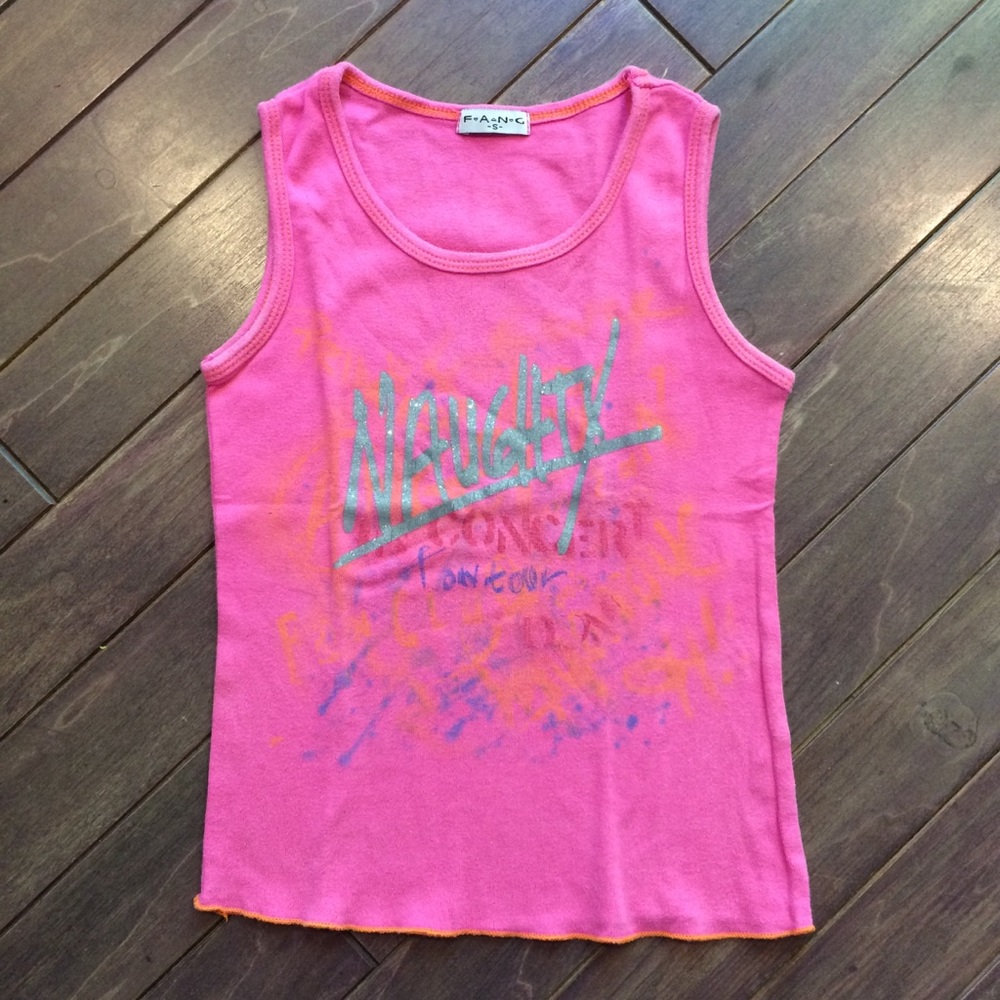 Glittery Naughty Concert on Tour Graffiti Tank